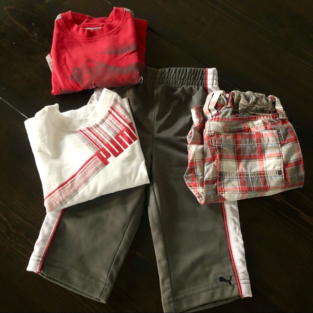 🐾🐾 2 PUMA SHIRTS & 2 BOTTOMS SET